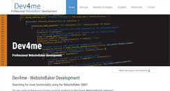 Desktop Screenshot of dev4me.com